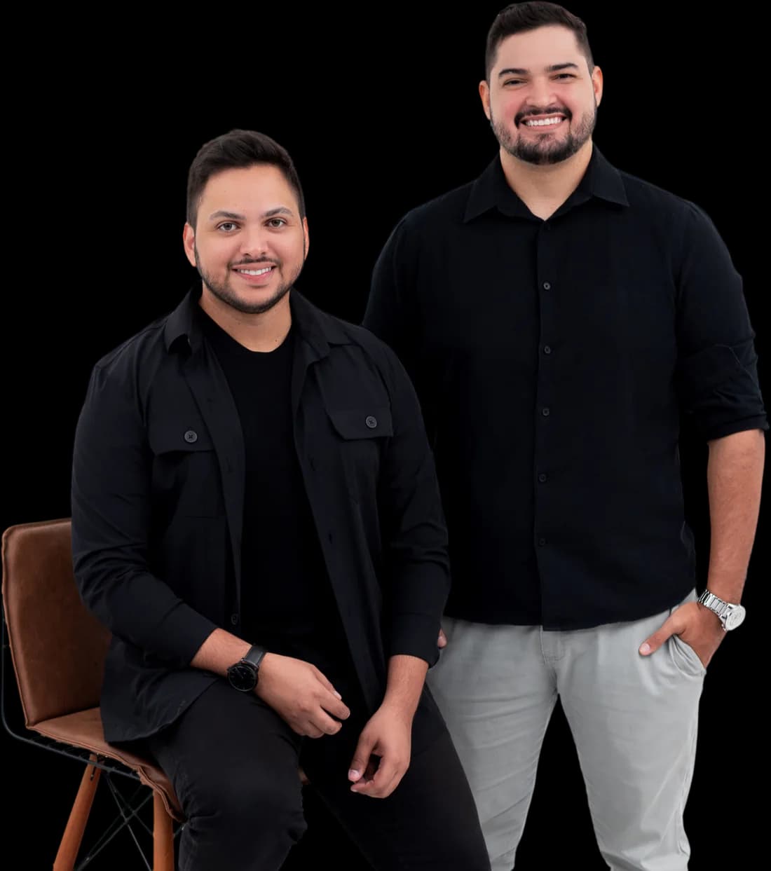 Hitaran Thaddeo e Jandison Nascimento, fundadores da Ícone